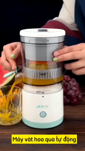 (Gift)Máy Ép Trái Cây Kiêm Máy Vắt Cam 400ml Máy Ép Chậm Đa Năng Sử Dụng Pin Sạc USB Nhanh Tiện Dụn Bảo Hành 12 Tháng