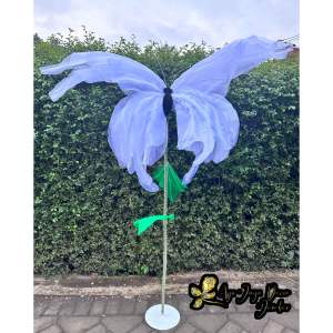 standing bunga giant flower motif kupu kupu dekorasi pelaminan / giant flower photogrgraphi / bunga hias / Bunga Artificial ukuran 120cm x 105cm