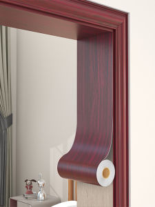 Băng Keo Trang Trí Cửa Đơn Giản Hiện Đại Chống Thấm Nước Chống Dầu Chống Bụi Trang Trí Cạnh Cửa Bằng Gỗ PVC