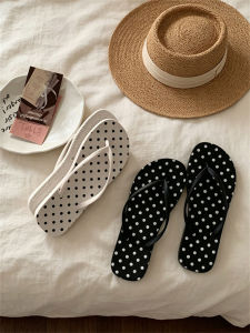 XIXITIAO | Anti-Slip Lightweight Stripy Dots Flip Flops