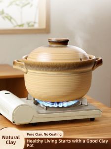 Heat-Resistant Ceramic Cooking Pot