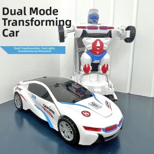 Intelligent Transformable Robot Toy Car