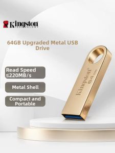 Kingston | High Read Speed Large Capacity Metal USB Drive 64GB