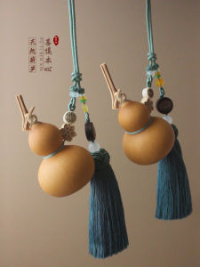Natural Small Calabash Pendant Door Living Room Door to Door Toilet Indoor Opening and Closing Gourd Ornaments Tassel Ornament