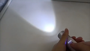 YMJR Flash super led air panjang laser putih LED 1000000 lumens asli USB senter zoom pengisian ulang dengan baterai 18650 lampu samping tongkol