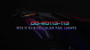 Pinph Motorcycle YAMAHA R15 Assembly Tail Light Stop Brake Turning Signal Lamp Rear Light