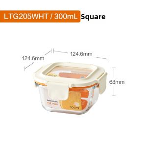 LocknLock | Microwave-Safe Food-grade Sealed Glass Storage Box