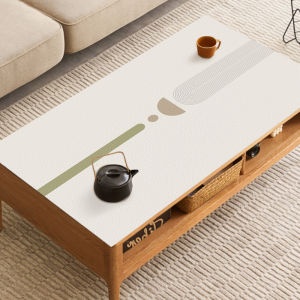 Waterproof Oil-resistant Easy-to-clean TPU Dining Table Mat Rectangular Tea Table Pad Tablecloth Modern Simple Style Home Use