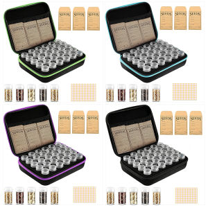 120/60/30 Round Bottles Diamond Art Storage Containers Portable Diamond Painting Organizer with Tools Leak Proof Bead Storage