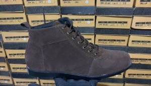 Sepatu Boots Pria Suede Cokelat Formal Kasual Riding Santai