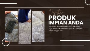 Keset Bulu Premium Quilting Anti Slip Anti Rontok