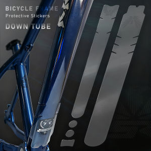 KRSEC Bike Frame PVC Transparent Protector Stickers MTB Road Bicycle Protection Stickers Bike Frame Down Tube Protector Stickers