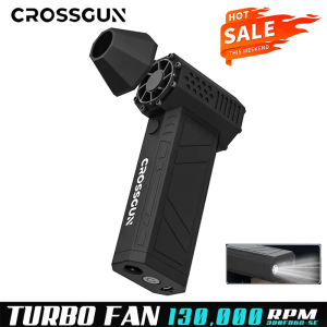 CROSSGUN Jet Turbo King Kong Jet Fan Strong Fan Portable Handheld With LED Lighting Dust Elimination Computer hurricane storm X3