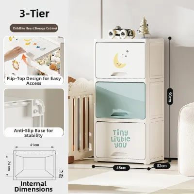 YEYA | Large Capacity Multilevel Toy Storage Cabinet