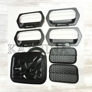 Paket Outer Handle Tank Cover Bensin Mobil GR Sport Xenia Lama 2004 Hitam