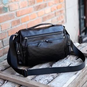 Tas selempang terbaru tas messenger tas retro mewah tas hitam tas besar  tas laptop