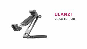 ULANZI HP004 Crab Tripod Phone Holder Clip Dual Cold Shoe Mount for Mobile Smartphone