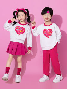 ชุดการแสดงเด็ก ชุดเต้นรำ ชุดกระโปรงทรงฟูน่ารัก ชุดการแสดงกีฬาชั้นประถมศึกษา ชุดการแสดงกลุ่ม ชุดเด็กชายและเด็กหญิง