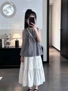 SHANGLEXIONG | Bộ Quần Áo Mùa Hè 2 Món Cho Bé Gái Thời Trang