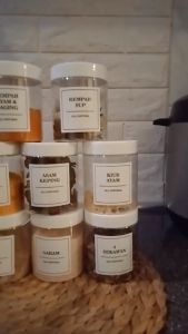 MINIMALIST Label Sticker Dapur | CUSTOM & READY LIST (40list)