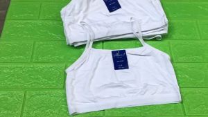 10 Áo Lót Lá Lửng Croptop Bé Gái 28kg đến 65 kg 2 lớp Thân Trước Chất Vải Cotton Mềm Mịn Mát MarketOnline ALL