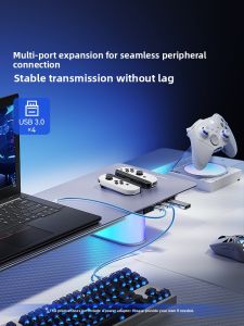 HumaneX | E-sports Compatible RGB Desktop Monitor Shelf