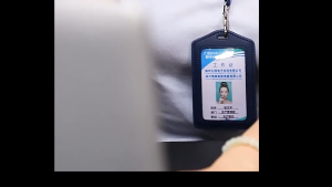 Budget PU Leather ID Holder Water Resistant Name Tag Case For Retail Employees