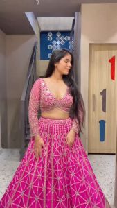 [PRE-ORDER] Semistitched  Foux Georgette Lengha (10-15days delivery)