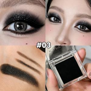 Monochrome Matte Eye Shadow Black White Lasting Eyes Makeup Natural Highlighter Powder For Delicate Eye Contouring Brightens