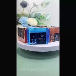 Mens Handmade Soap Cologne Soap Agarwood Soap Last Soap Three in One Cleanses the Face Hair Bathes the Whole Body