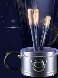 ASHMORE | เครื่องหนีบและม้วนผมอัตโนมัติไม่ทำลายผมพร้อมไฟสีแดง