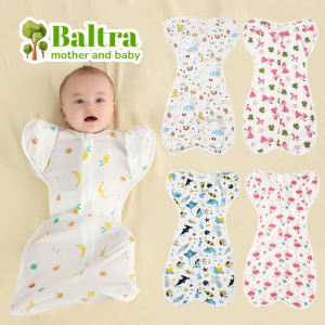 Baltra Baby Sleeping Bag Swaddle Sleeveless Sleep Sack Autumn Thin 100% Cotton Soft 2-Ways Zipper Diaper Changing Bag
