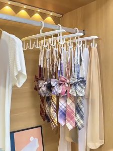 12 Hooks Hanger Bra Hangers Bag Hanger Plastic Clothes Trousers Ties Hats Hanger