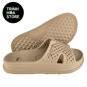Trinh Hoa Store - Dép Quai Ngang Tổ Ong Nam Nữ Đúc Nguyên Khối Big Size Siêu Nhẹ Và Bền - Hàng Chính Hãng - TH415-1Br