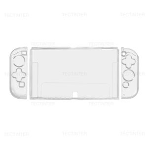 Transparent Soft TPU Protective Cover Case for Nintendo Switch Oled Game Console Protector Shell Split Skin Accessories