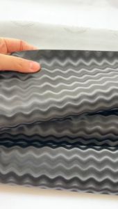 Kulit Motif Wave 3D Ukuran 46 x 90 cm Jok Motor Mobil Sofa PU Lembaran Premium SB TECH Murah Tebal
