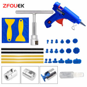 ใหม่รถ Dent PULLER ซ่อมชุดเครื่องมือ Body T-Bar Dent Remover แผ่นโลหะหลายขนาดดูดถ้วย PULLER ชุดอุปกรณ์เสริมอัตโนมัติ