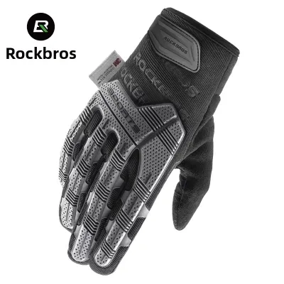 RockBros | Găng Tay Mô Tô Toàn Bộ Ngón Chống Rơi Mùa Hè