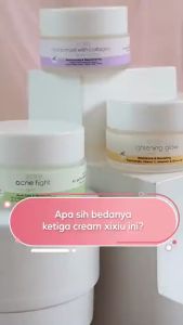 [ BRIGHT NIGHT ] XI XIU BRIGHTENING GLOW NIGHT CREAM 15 GR / KRIM MALAM WAJAH