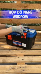 Hộp đựng đồ nghề 19 inch Wadfow WTB1319 Hộp nhựa đựng đồ nhiều ngăn chịu lực Thùng đồ nghề nắp nhựa - Thinksafe
