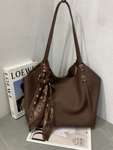 2025 New Fashion Korean Style Soft Leather Tote Bag Casual Slouchy Style Arm Shoulder Bag Handbag Women Lychee Pattern