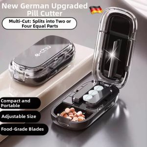 Besee | Portable Drug Cutter Splitting Pills into Halves or Quarters Tablet Divider