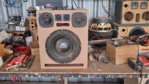 ตู้ลำโพง DIY 10นิ้ว แบบง่าย เสียงดี มีคลิป10/4/4/2/2 (มีคลิปเสียง) ไฟ2ระบบ