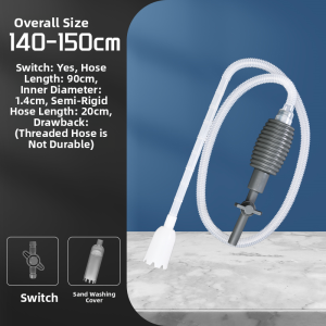 MONLEYTA | Aquarium Water Changing Suction Cleaner