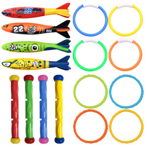 4Pcs Pool Games Sinking Multicolor Throwing Dive Water Creative Swim Dive Set Swimming Pool Accessories