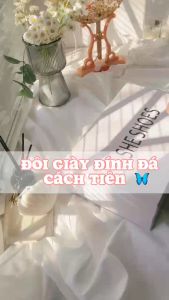 Giày Cưới đúp mũi lụa satin đính đá cánh tiên 11P và 8P (NEW ARRIVAL) - GC11002