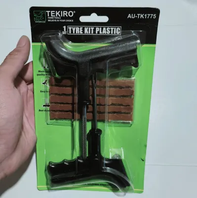 Alat tambal ban tubles 1 set Handle Pvc / Gagang Plastik Tekiro