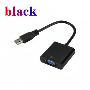 1080P Multi  Screen Video Cable USB to VGA Adapter USB 3.0/2.0 to VGA Converter Suitable for Windows 7/8/10 Desktop Laptop