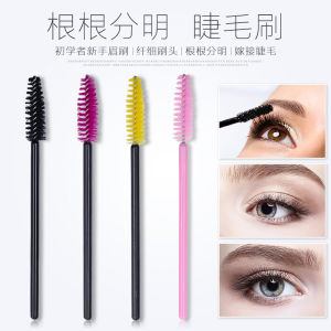 Portable Spiral Eyelash Brush 50 Pieces Professional Makeup Tool for Eyelash Extension Grooming And Cosmetics Application