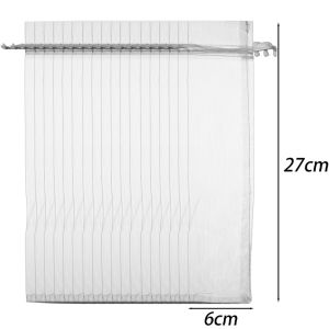 Drawstring Organza Gift Bag Hand Fan Jewelry Transparent Organza Mesh Bag Craft Wrapping Storage Pouches for Wedding Party Favor